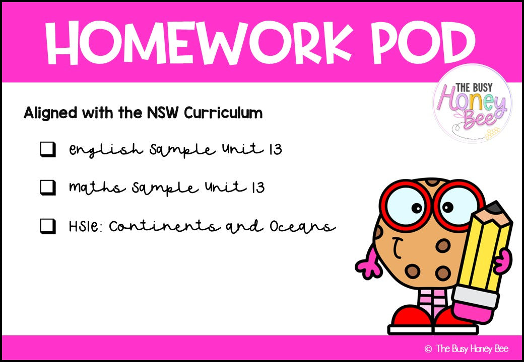 Stage 1 Year A Homework/Learning Pod 13