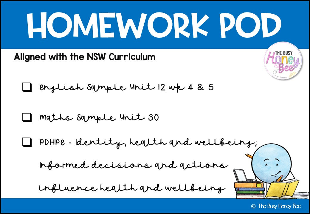 Stage 3 Year B Homework/Learning Pod 30