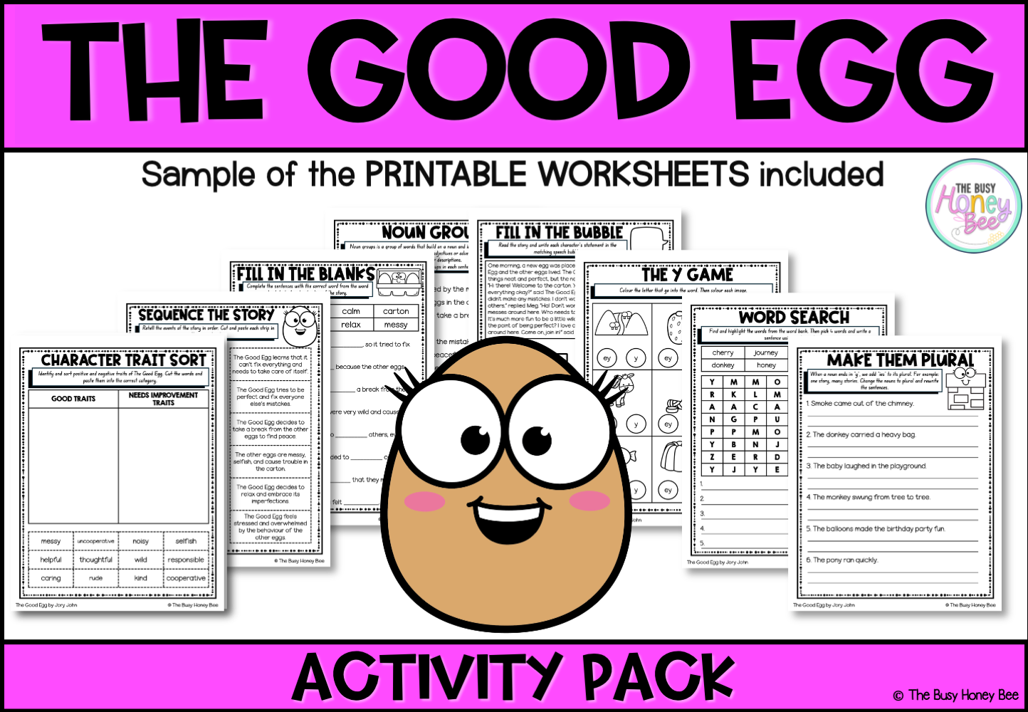 The Good Egg Activity Pack