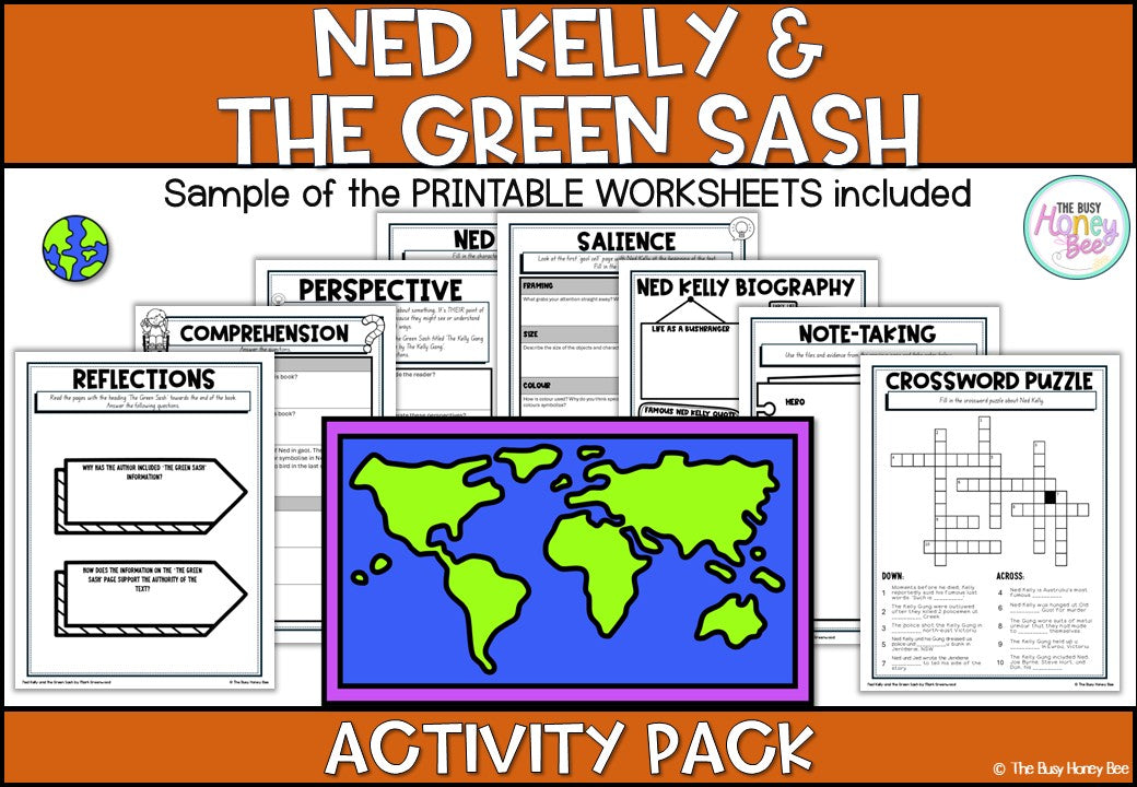 Ned Kelly and the Green Sash Activity Pack