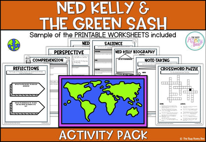 Ned Kelly and the Green Sash Activity Pack