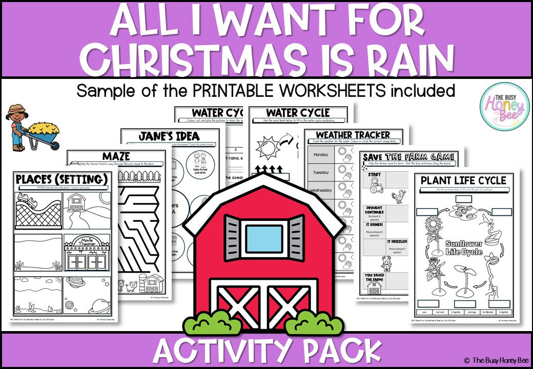 All I want for Christmas is Rain Activity Pack