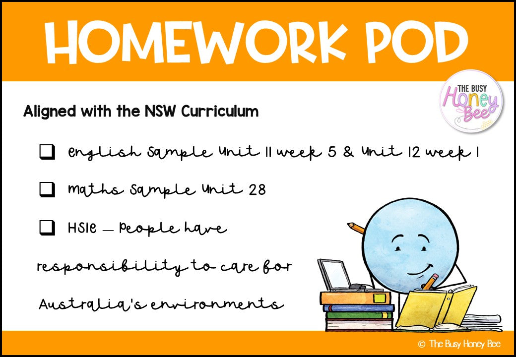 Stage 2 Year B Homework/Learning Pod 28