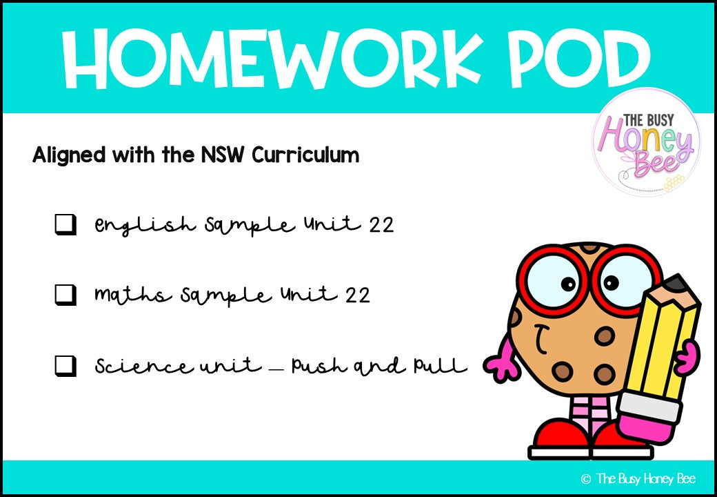 Stage 1 Year B Homework/Learning Pod 22