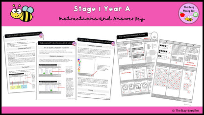 Stage 1 Year A Differentiated Maths Assessment Unit 11