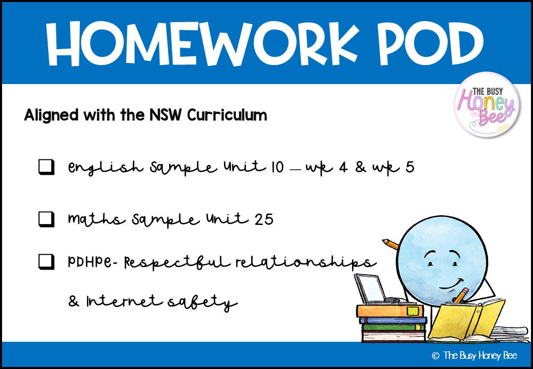 Stage 3 Year B Homework/Learning Pod 25