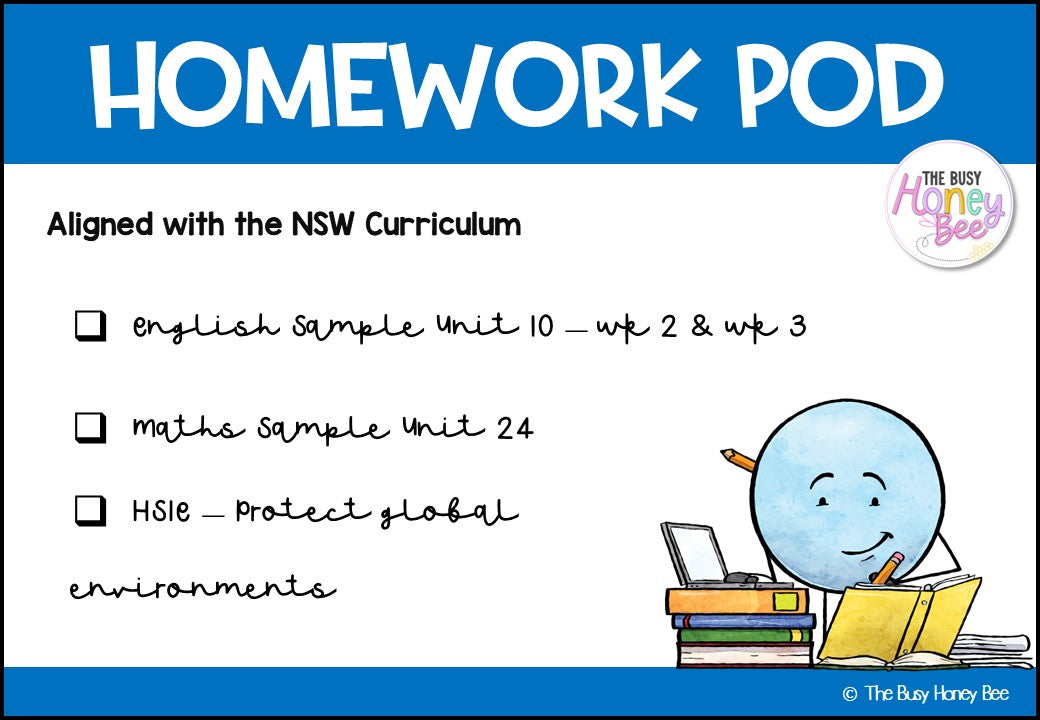 Stage 3 Year B Homework/Learning Pod 24