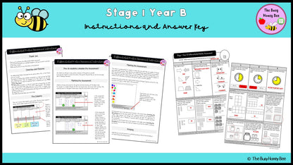 Stage 1 Year B Differentiated Maths Assessment Unit 28