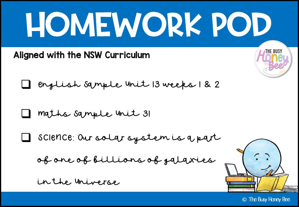 Stage 3 Year B Homework/Learning Pod 31