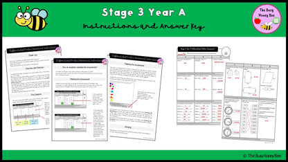 Stage 3 Year A Differentiated Maths Assessment Unit 3