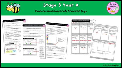 Stage 3 Year A Differentiated Maths Assessment Unit 6