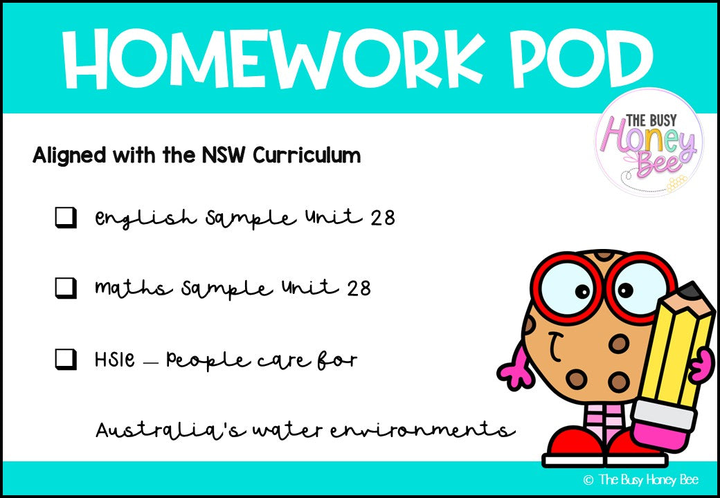 Stage 1 Year B Homework/Learning Pod 28