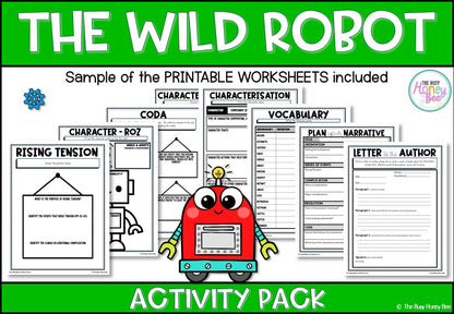 The Wild Robot Activity Pack