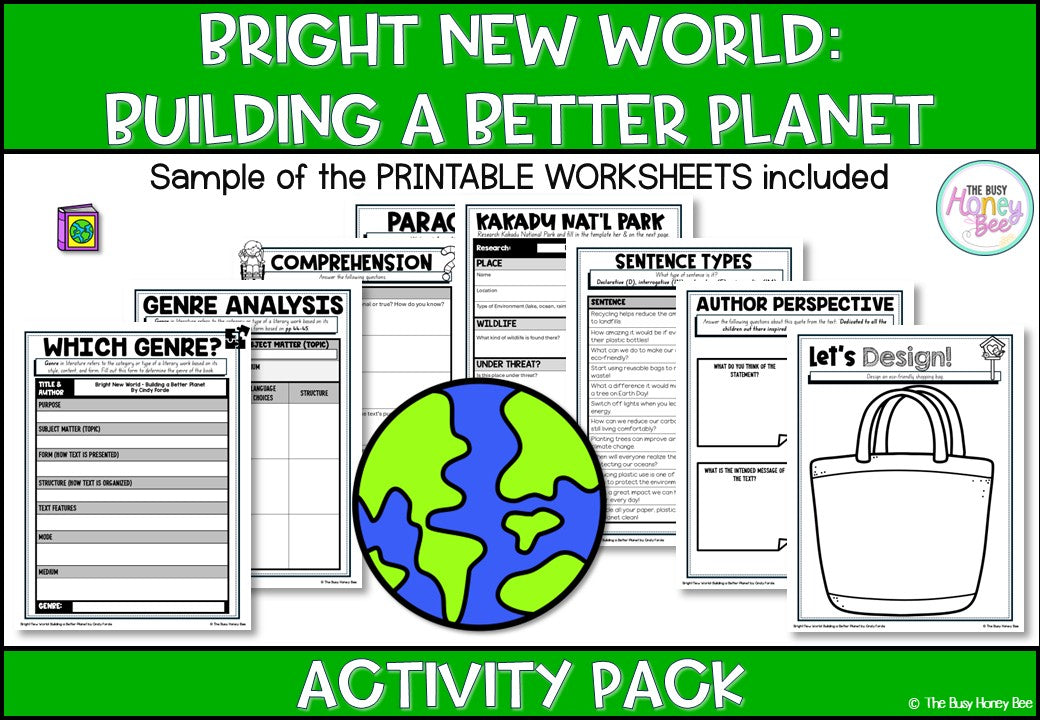 Bright New World: Building a Better Planet Activity Pack