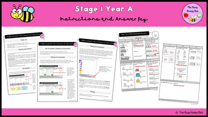 Stage 1 Year A Differentiated Maths Assessment Unit 17