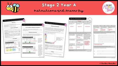 Stage 2 Year A Differentiated Maths Assessment Unit 16