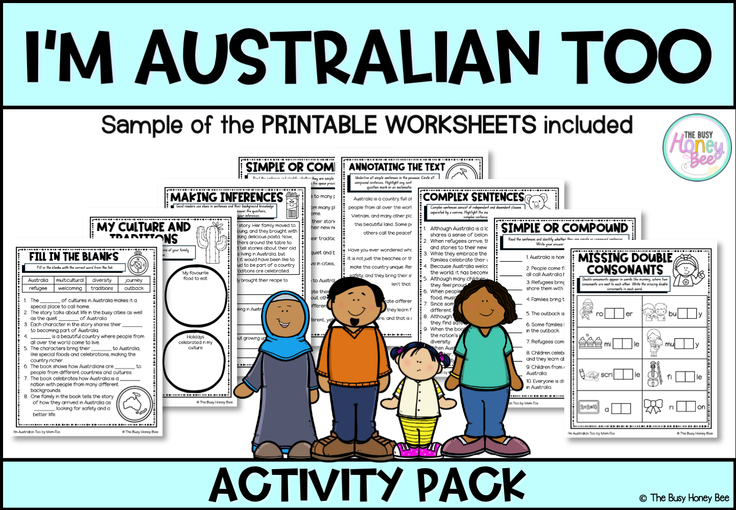 I’m Australian Too Activity Pack