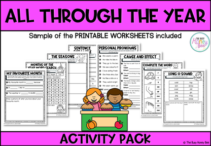 All Through the Year Activity Pack