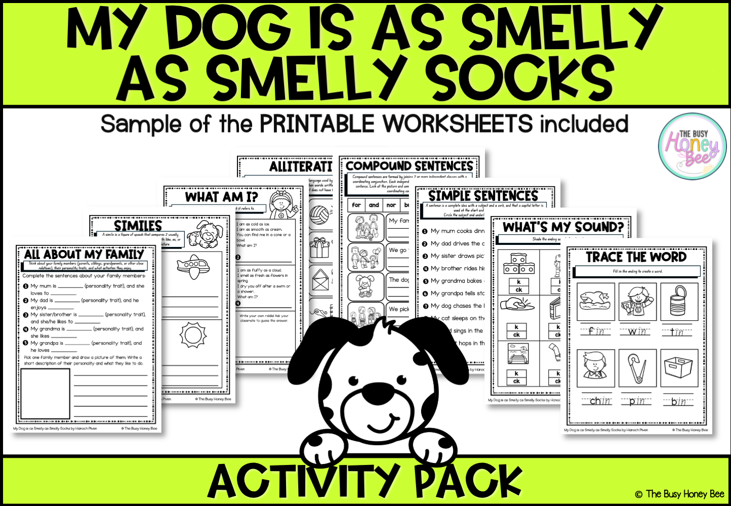 My Dog is as Smelly as Smelly Socks Activity Pack