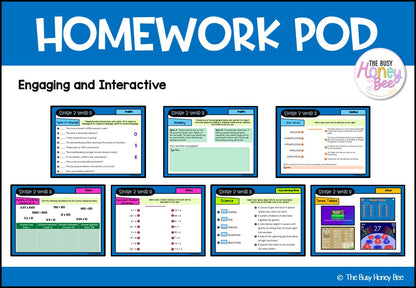 Stage 3 Year B Homework/Learning Pod 31