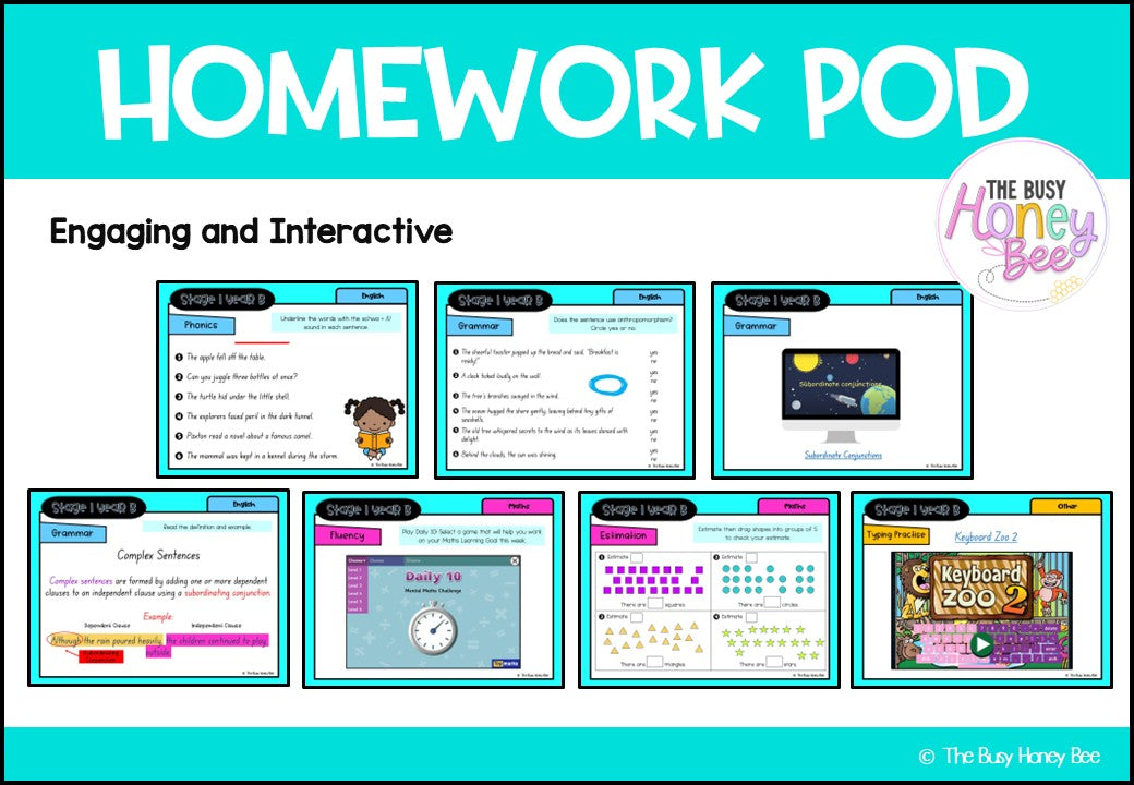 Stage 1 Year B Homework/Learning Pod 24