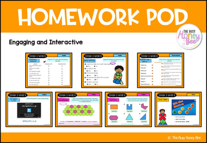 Stage 2 Year B Homework/Learning Pods Term 3 Mega Bundle