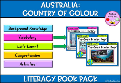 Australia Country of Colour - CBCA 2024 - Literacy Book Pack