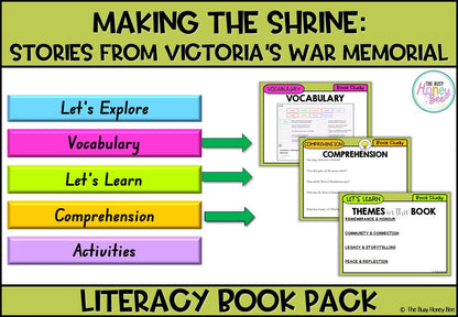 Making the Shrine: Stories From Victoria’s War Memorial by Laura J Carroll - CBCA 2025 - Literacy Book Pack