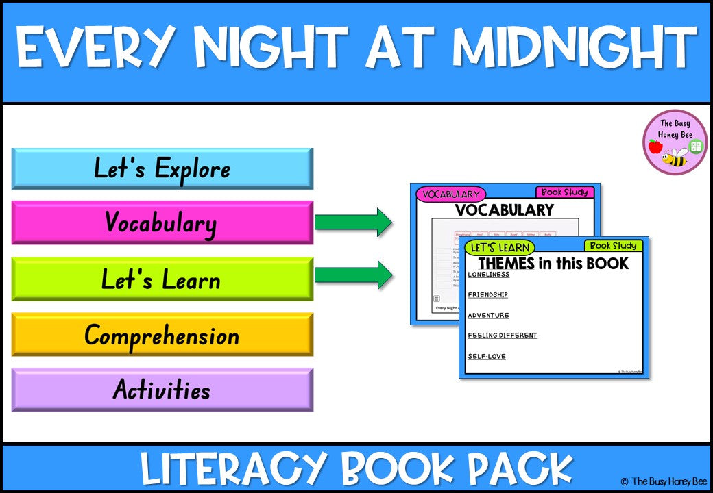 Every Night at Midnight - CBCA 2024 - Literacy Book Pack