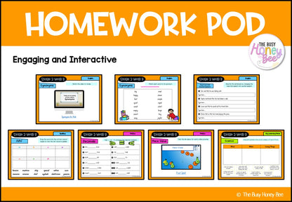 Stage 2 Year B Homework/Learning Pods Term 2 Mega Bundle