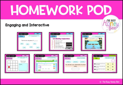 Stage 1 Year A Homework/Learning Pods Term 2 Mega Bundle