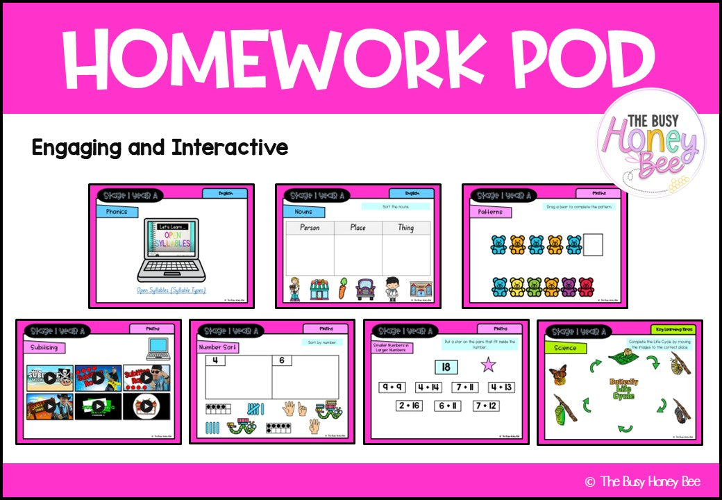 Stage 1 Year A Homework/Learning Pod 2