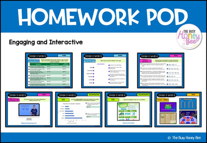 Stage 3 Year B Homework/Learning Pod 33