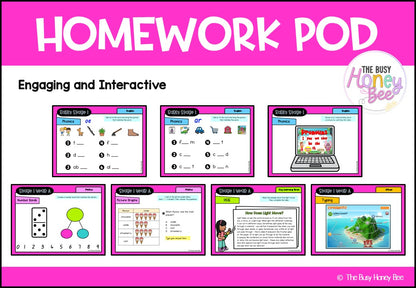 Stage 1 Year A Homework/Learning Pods Term 2 Mega Bundle
