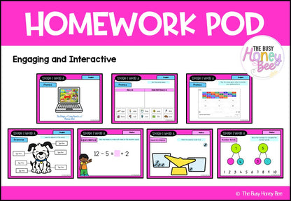 Stage 1 Year A Homework/Learning Pods Term 2 Mega Bundle