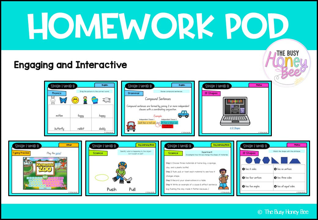 Stage 1 Year B Homework/Learning Pod 21