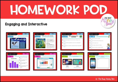 Stage 2 Year A Homework/Learning Pods Term 1 Mega Bundle