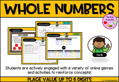 Year 4 Whole Number Place Value up to 6 digits Explicit Teaching Bundle