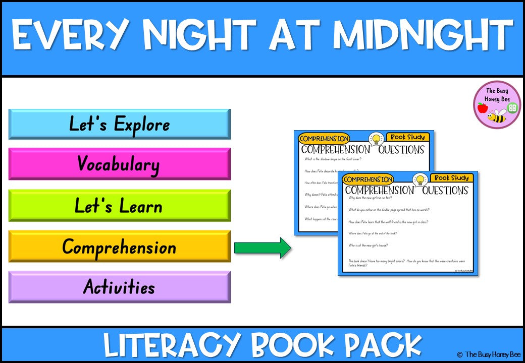 Every Night at Midnight - CBCA 2024 - Literacy Book Pack