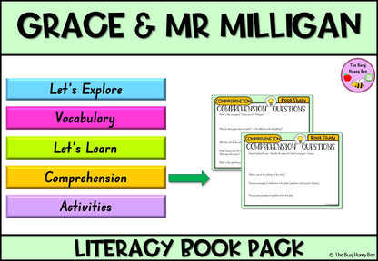 Grace and Mr Milligan - CBCA 2024 - Literacy Book Pack