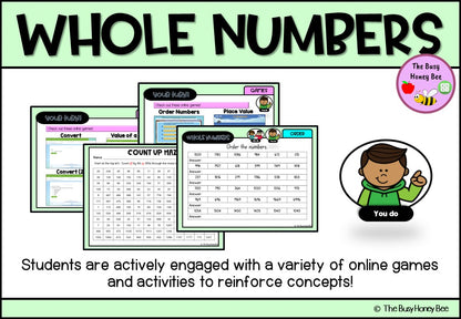 Year 3 Whole Number Explicit Teaching Bundle