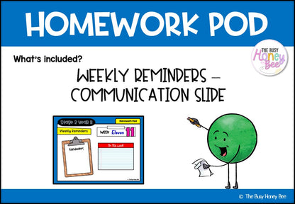 Stage 3 Year B Homework/Learning Pod 31