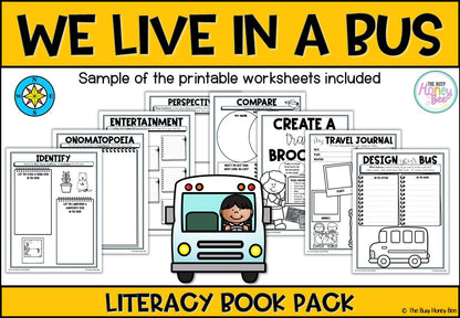 We Live in a Bus by Dave Petzold - CBCA 2025 - Literacy Book Pack
