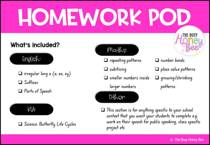 Stage 1 Year A Homework/Learning Pod 2