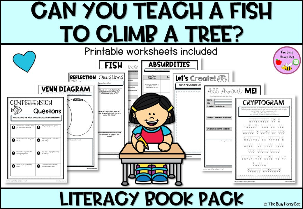 Can you Teach a Fish to Climb - CBCA 2024 - Literacy Book Pack