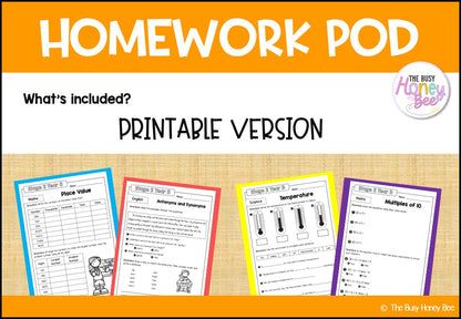 Stage 2 Year B Homework/Learning Pods Ultimate Mega Bundle