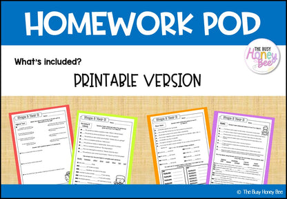 Stage 3 Year B Homework/Learning Pod 25