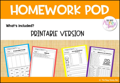 Stage 2 Year B Homework/Learning Pods Ultimate Mega Bundle