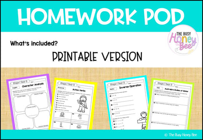 Stage 1 Year B Homework/Learning Pods Ultimate Mega Bundle