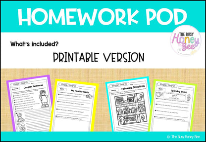 Stage 1 Year B Homework/Learning Pods Ultimate Mega Bundle